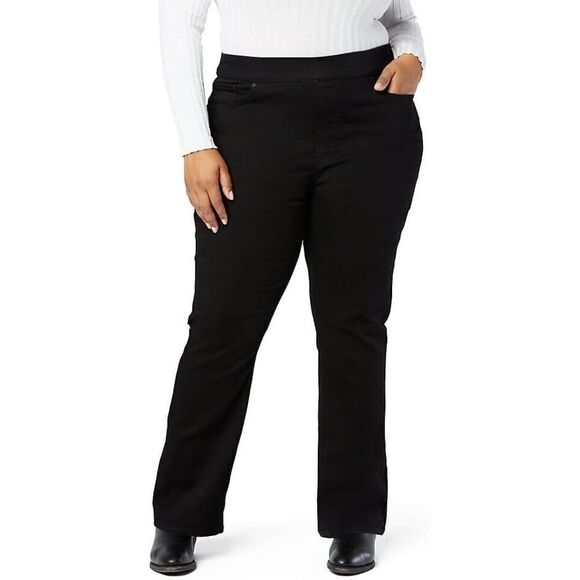 Levis Jeggings Denim Women Plus Size 39W x 32L Perfectly Shaping Pull-On Bootcut - Picture 1 of 12
